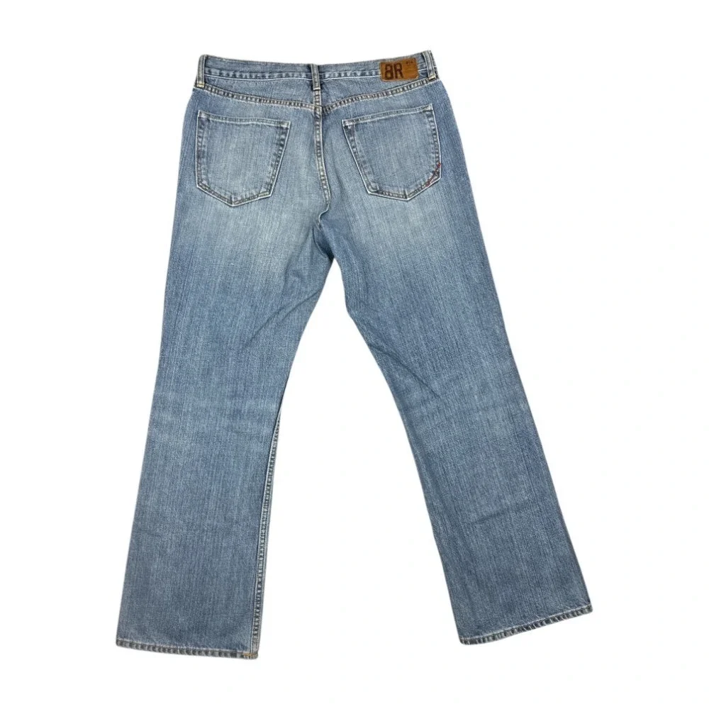 Banana Republic Men's Straight Leg Denim Jeans 100% Cotton Blue 32x29 Light Wash